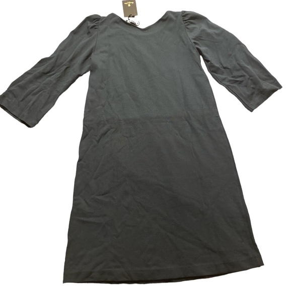 Massimo Dutti Dress, Navy w/drawstring, quarter inch sleeves,  XS, NWT, $50 - Picture 2 of 8